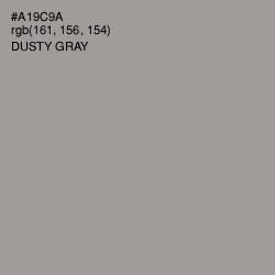 #A19C9A - Dusty Gray Color Image